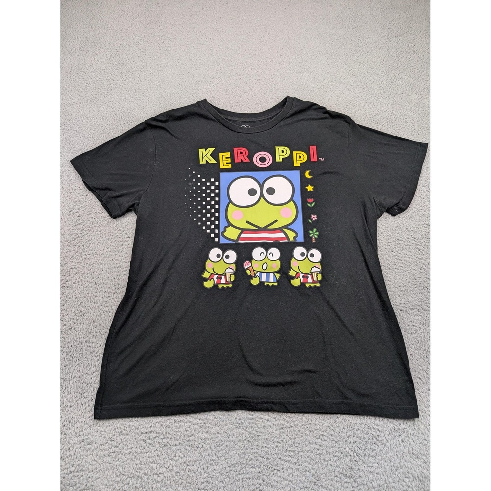 Keroppi Shirt Mens‎ 2XL Sanrio XXL Cartoon Frog Graphic Tee 2022 Pop Culture